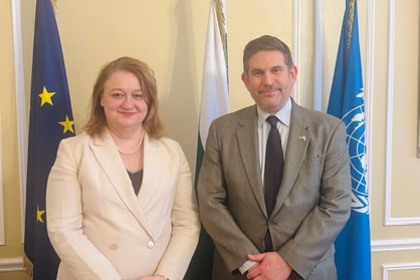 Ambassador Gergana Karadjova met with Gil Kapen, Executive Director of the American Jewish International Relations Institute – B’nai B’rith International (AJIRI-BBI)